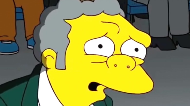 Moe Szyslak looking forlorn