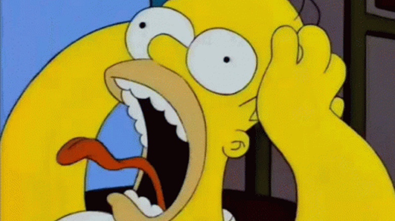 Homer screaming