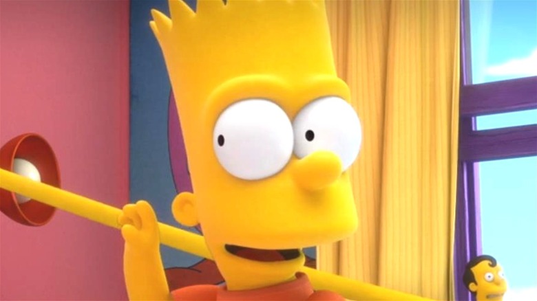 Bart as a Pixar character