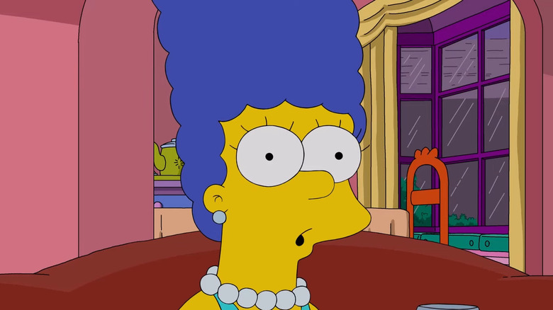 Marge Simpson watching Tunnelton