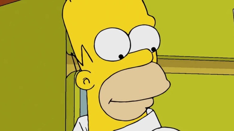 Homer Simpson smiling