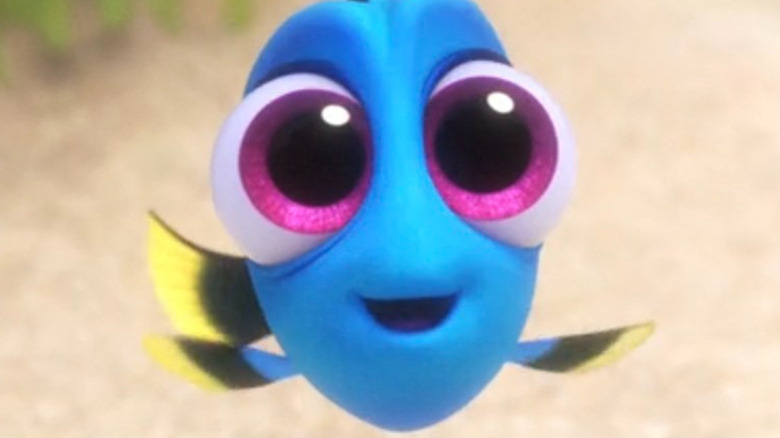 Baby Dory smiling