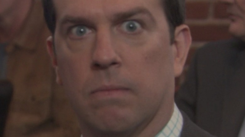 Andy Bernard horrified