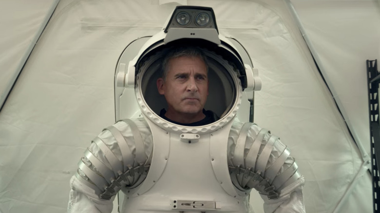 Mark Naird wearing space suit