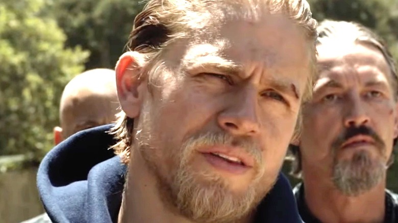 Jax Teller looking tough in Sons of Anarchy