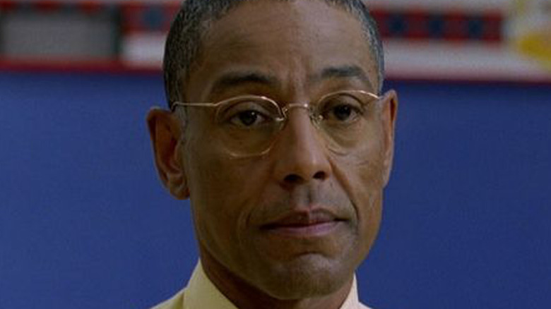 Gus Fring gives cold stare