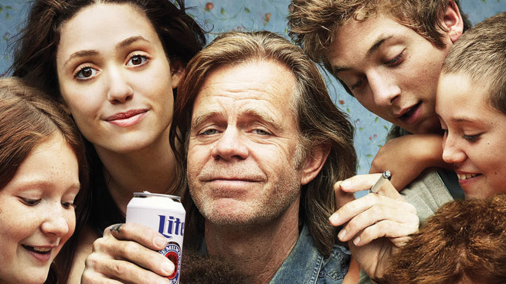 Fiona, frank and Gallaghers in Shameless