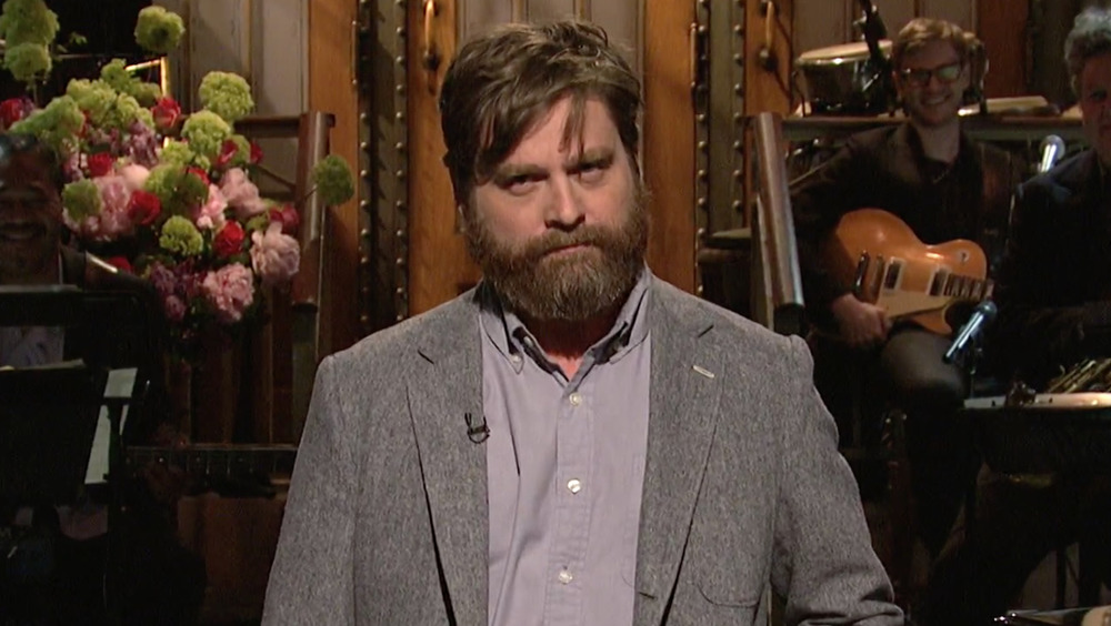  Zach Galifianakis hosting SNL