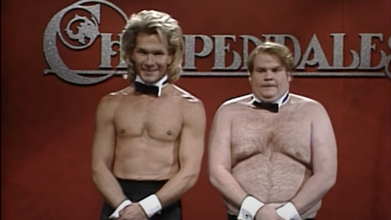 Patrick Swayze, Chris Farley dance off