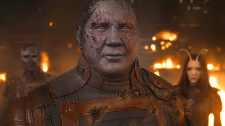 Drax looking intense in GOTG3 trailer 