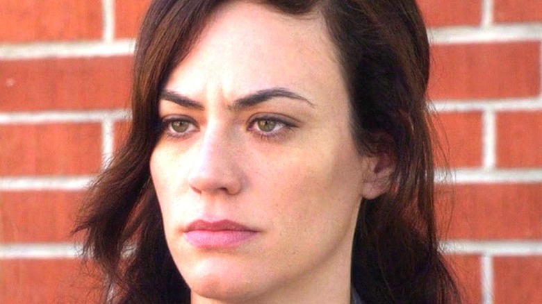 Tara frowning in Sons of Anarchy