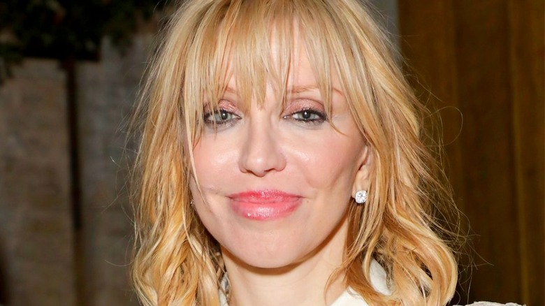 Courtney Love smiling