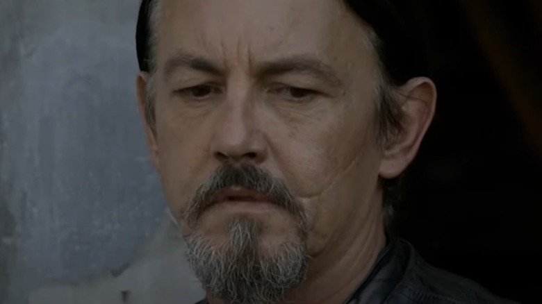 Tommy Flanagan scowling