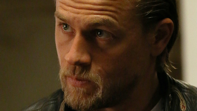 Charlie Hunnam Jax Teller serious