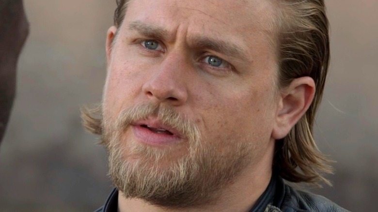 Jax Teller looking serious