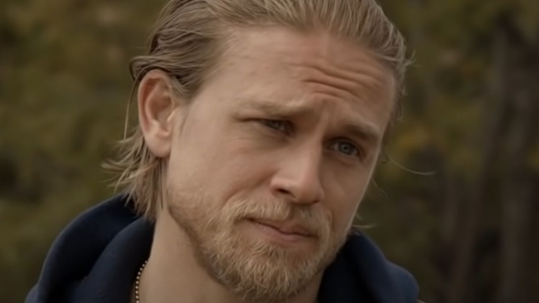 Jax Teller grimacing in Sons of Anarchy