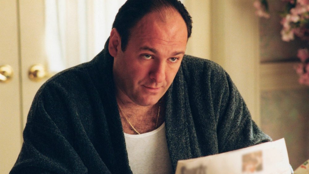 James Gandolfini as Tony Soprano on HBO's The Sopranos