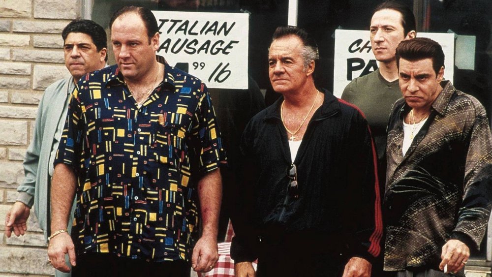 The cast of The Sopranos get up to no good