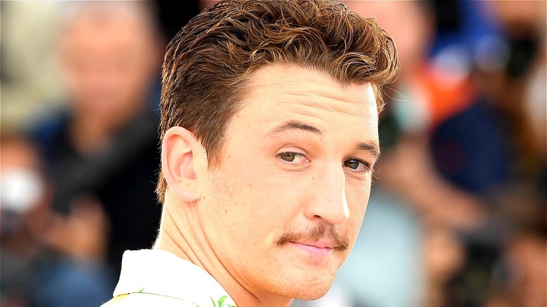 Miles Teller with facial hair