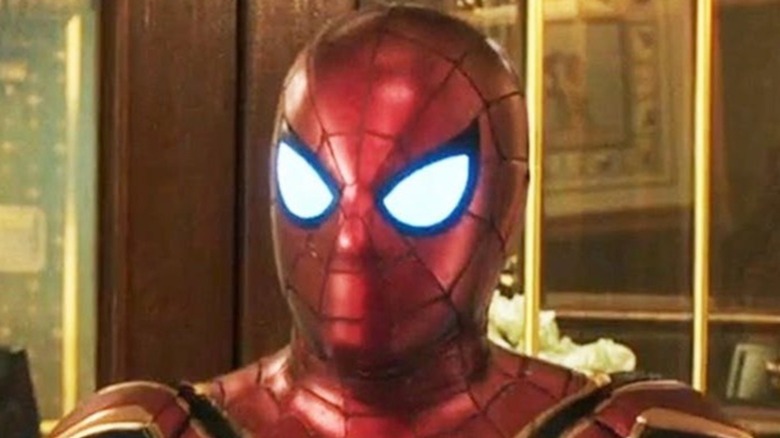 Spider-Man wearing his mask