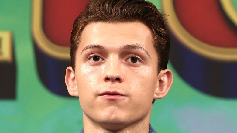 Tom Holland talking