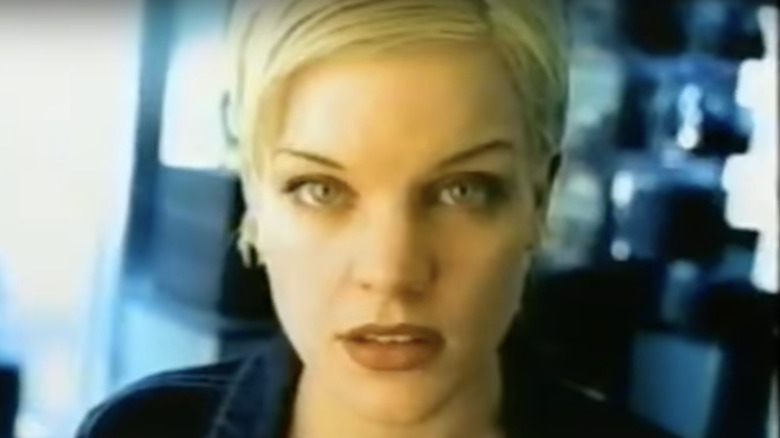 Pauley Perrette looking stunned 