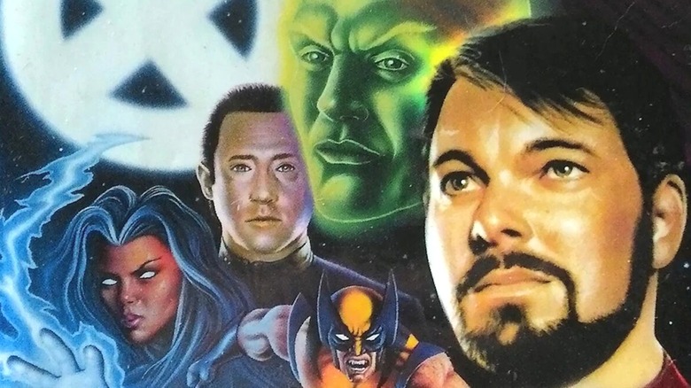 Star Trek and X-Men characters on the cover of Planet X