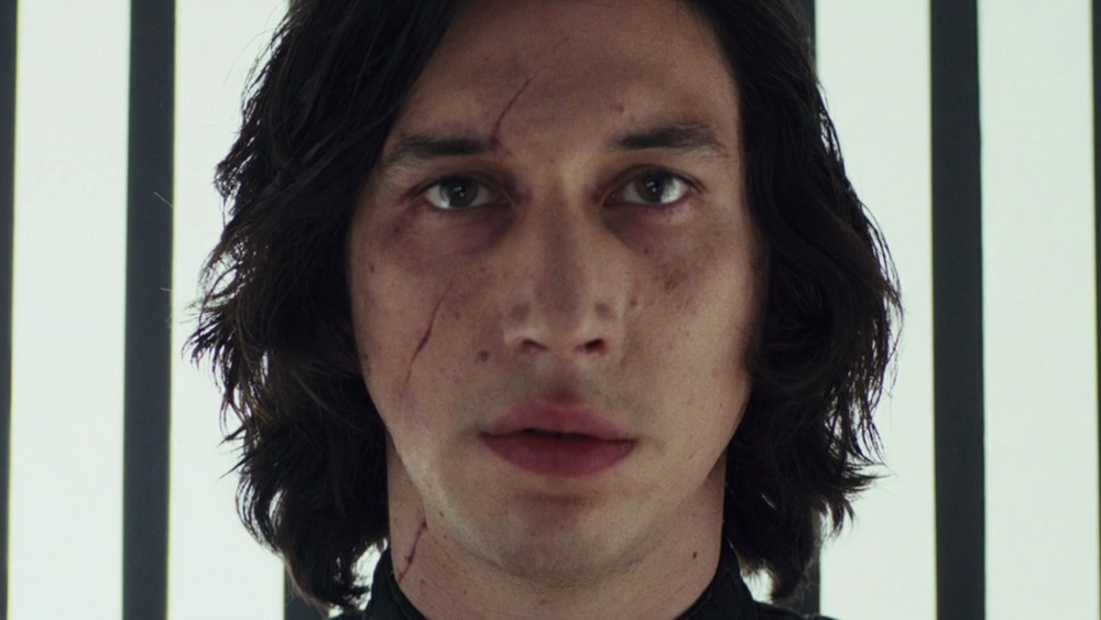 Kylo Ren staring blankly