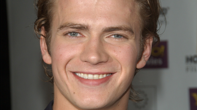 Hayden Christensen smiling