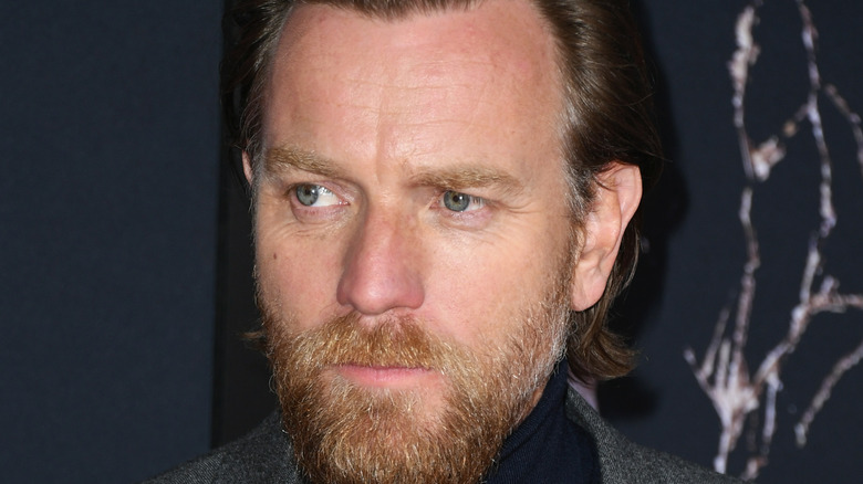 Ewan McGregor staring to the right