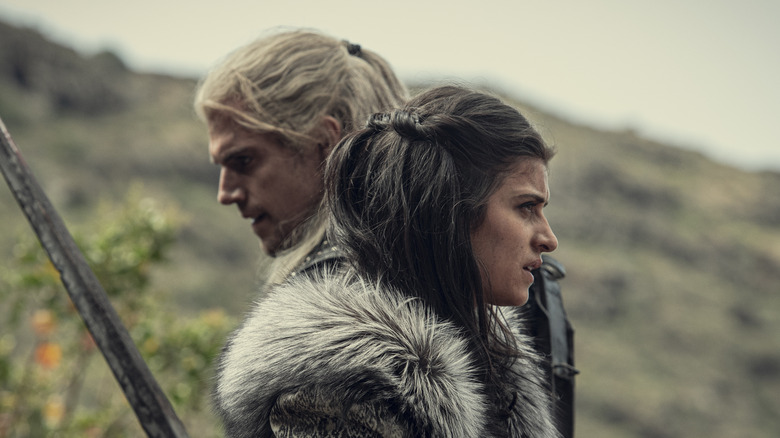 Geralt and Yennefer arguing 