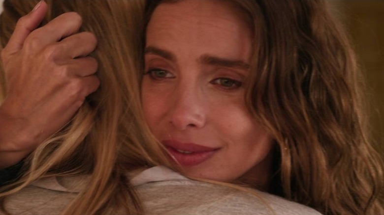 Sara hugging Alice