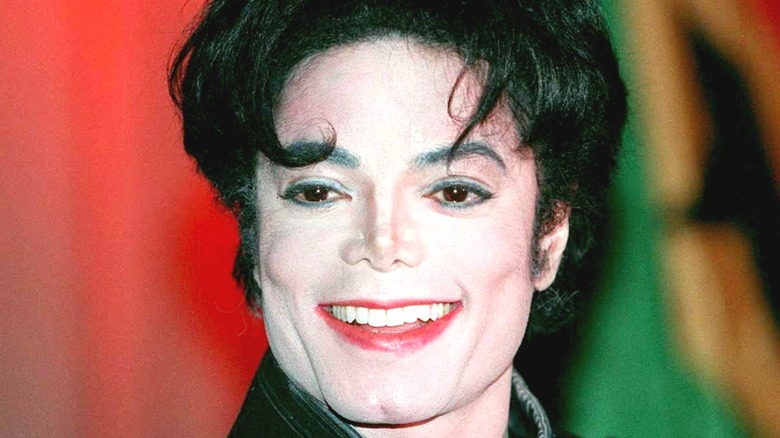 Michael Jackson smiling