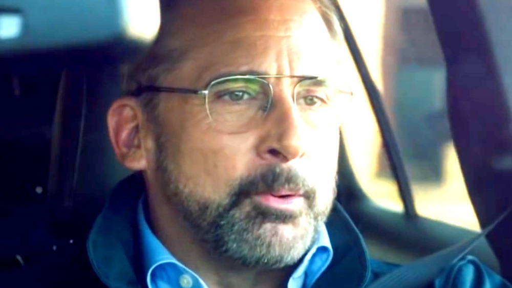 Irresistible Steve Carell driving beard