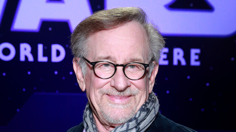 Steven Spielberg posing