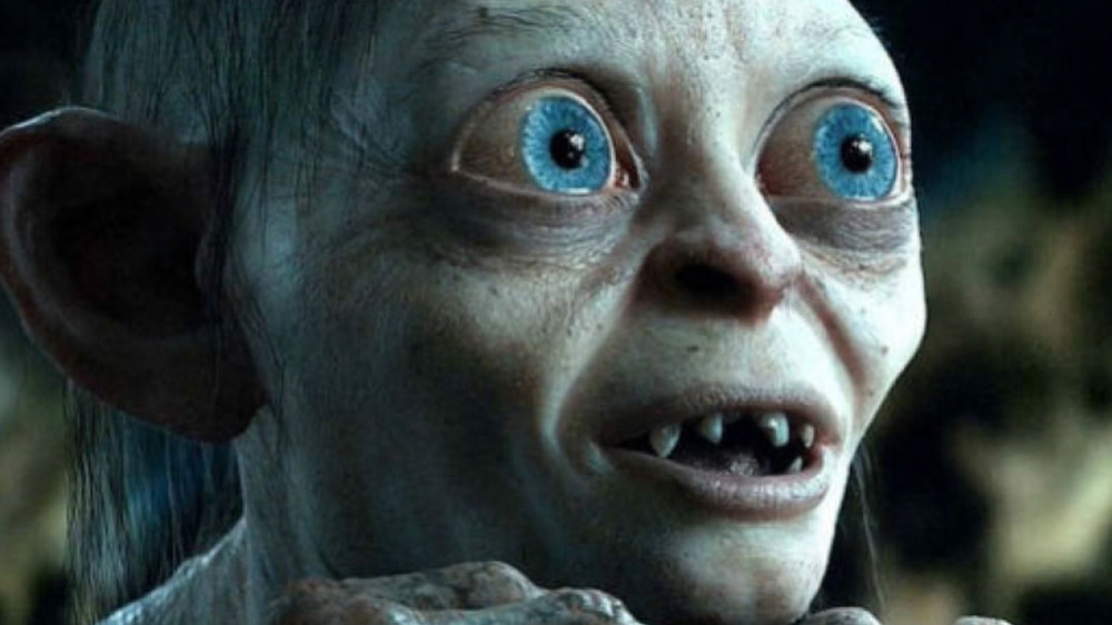 Gollum looks excited