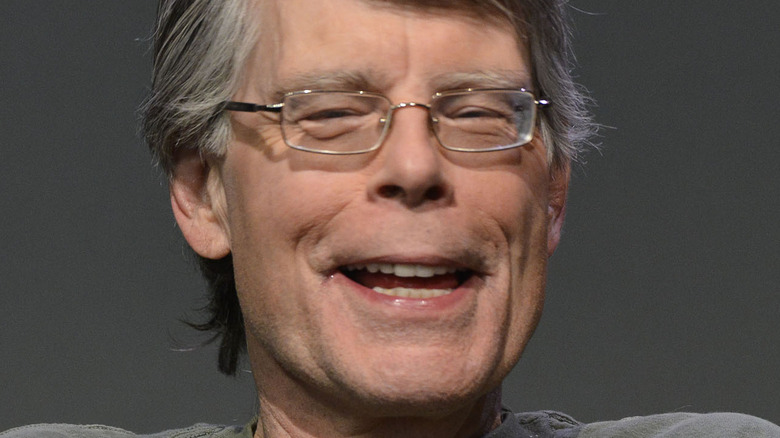 Stephen King smiling