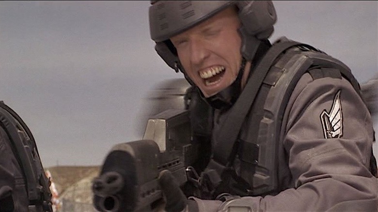 Jake Busey as Ace Levy in Starship Troopers