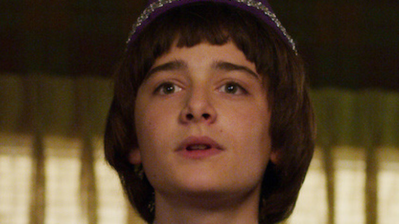Will Byers looking straight ahead