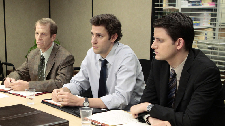 Toby, Jim, and Gabe in a meeting