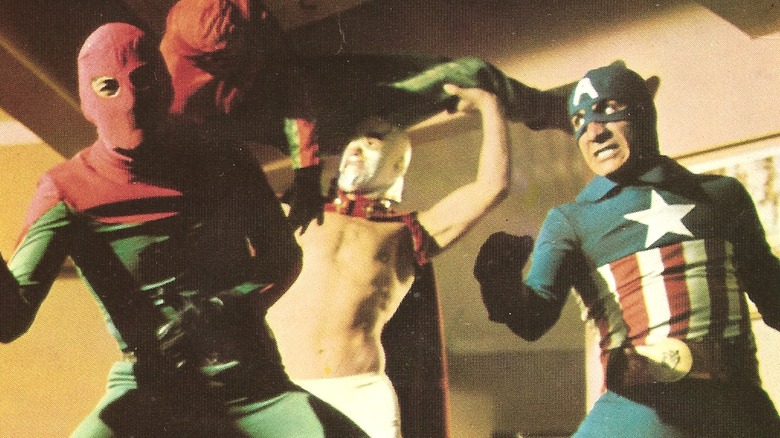 Santo with Captain America