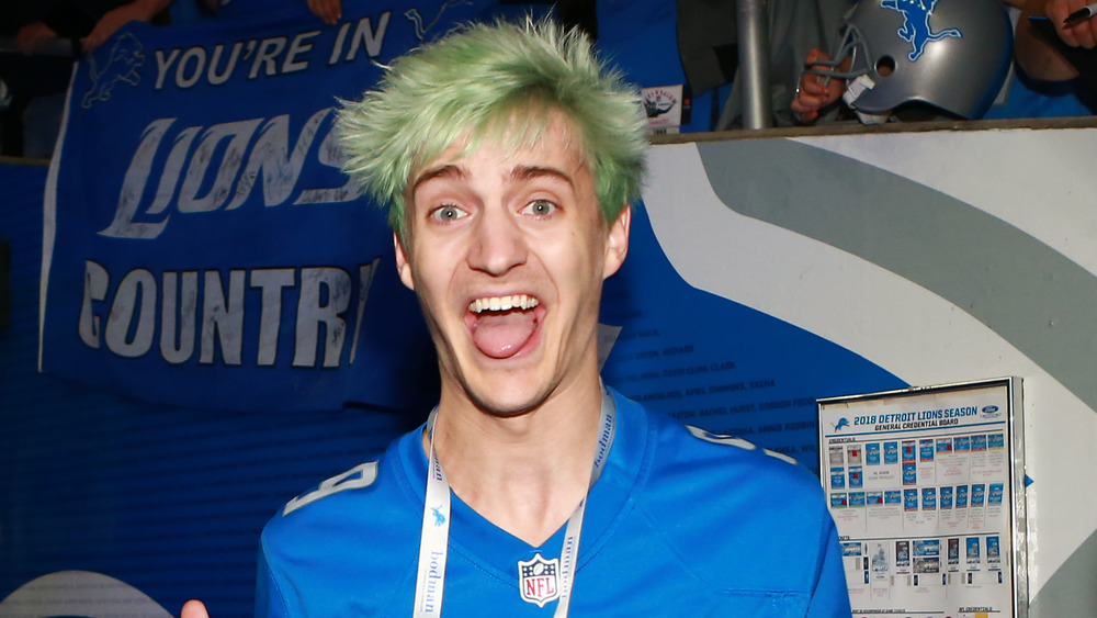 Ninja visits a Detroit Lions game