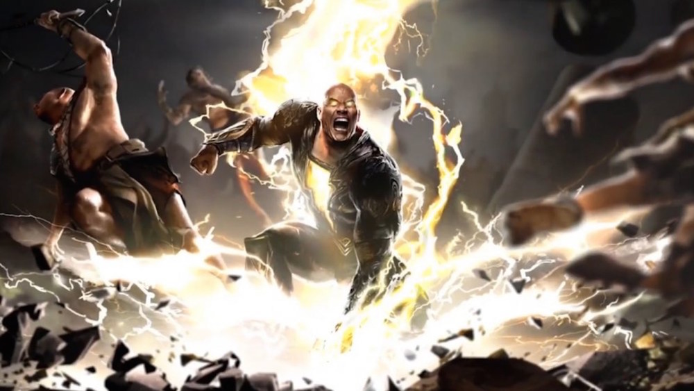 Black Adam in concept art