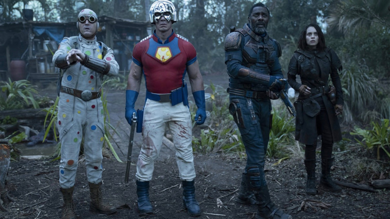 Polka Dot Man, Peacemaker, Bloodsport, and Ratcatcher