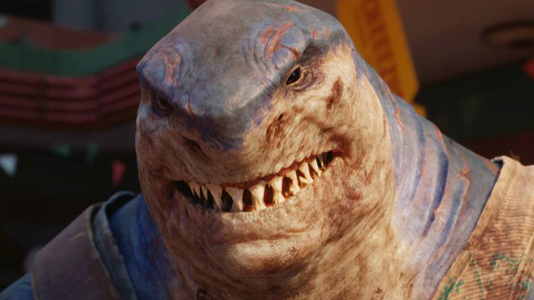 King Shark smiling