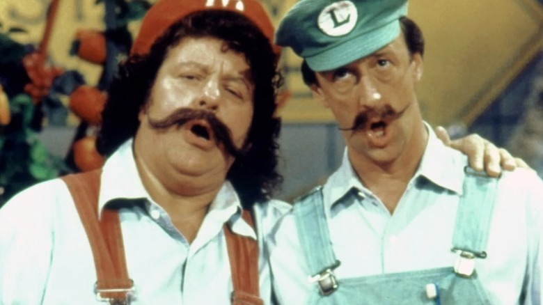 Lou Albano and Danny Wells singing