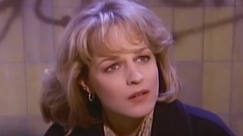 Helen Hunt glaring offscreen