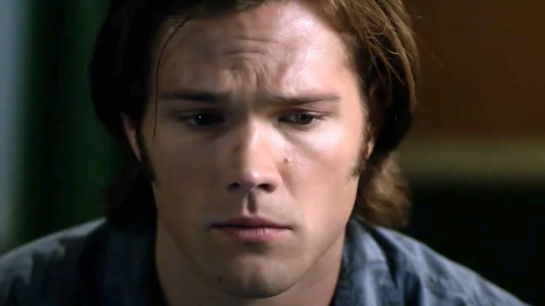 Supernatural Jared Padalecki looks down