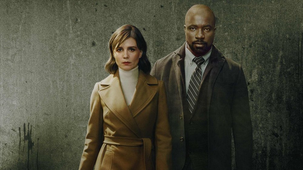 Katja Herbers and Mike Colter on Evil