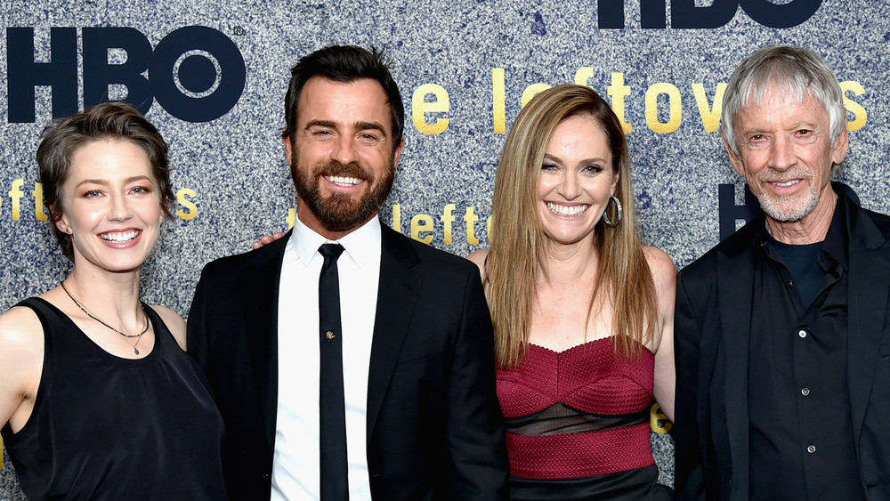 Carrie Coon, Justin Theroux, Amy Brenneman, and Scott Glenn